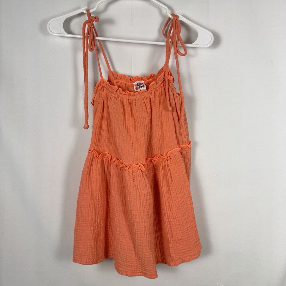 The Zig Zag Stripe Orange Shoulder Tie Straps